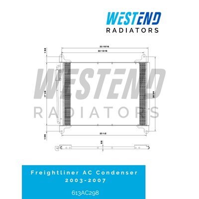 Freightliner A / C Condenser 2003-2007